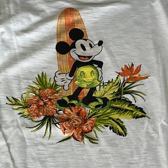 Tommy Bahama Big & Tall Happiest Surf On Earth Disney Long Sleeve T-Shirt NWT - Picture 7 of 16